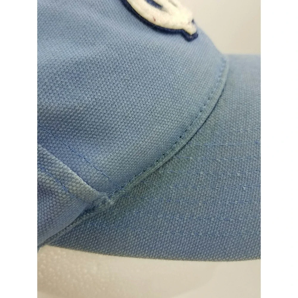 Nike Worn Faded North Carolina Tar heels Baseball Cap Hat Carolina Blue White